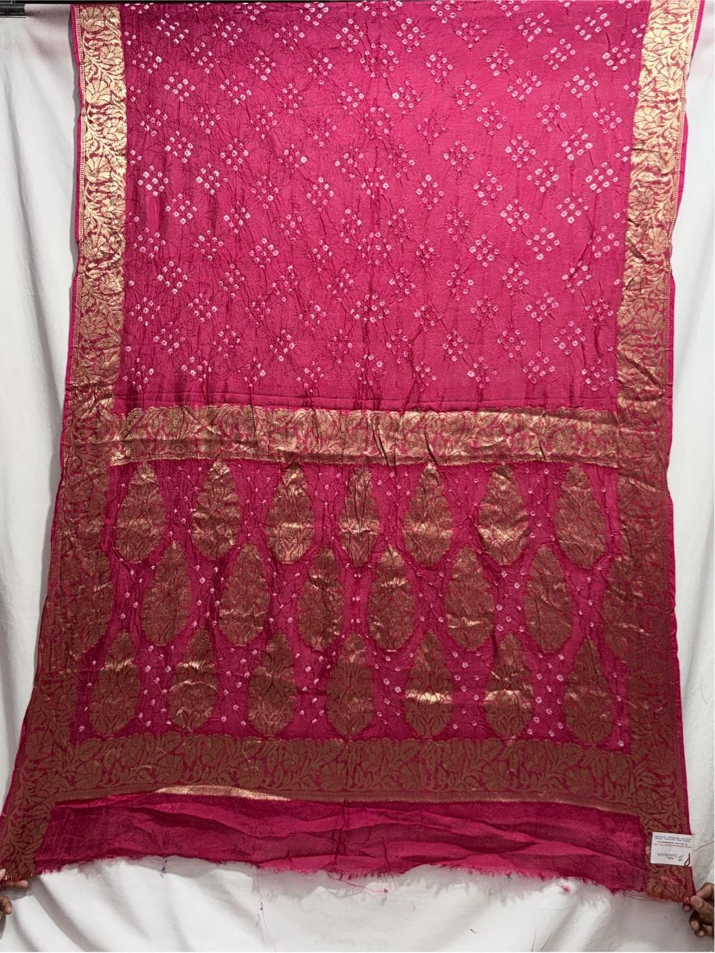 kala-sanskruti-all-over-pink-color-art-silk-bandhani-saree-6.5m-with-blouse-piece-elegant-traditional-wear-bridal-unique-saree-for-women1