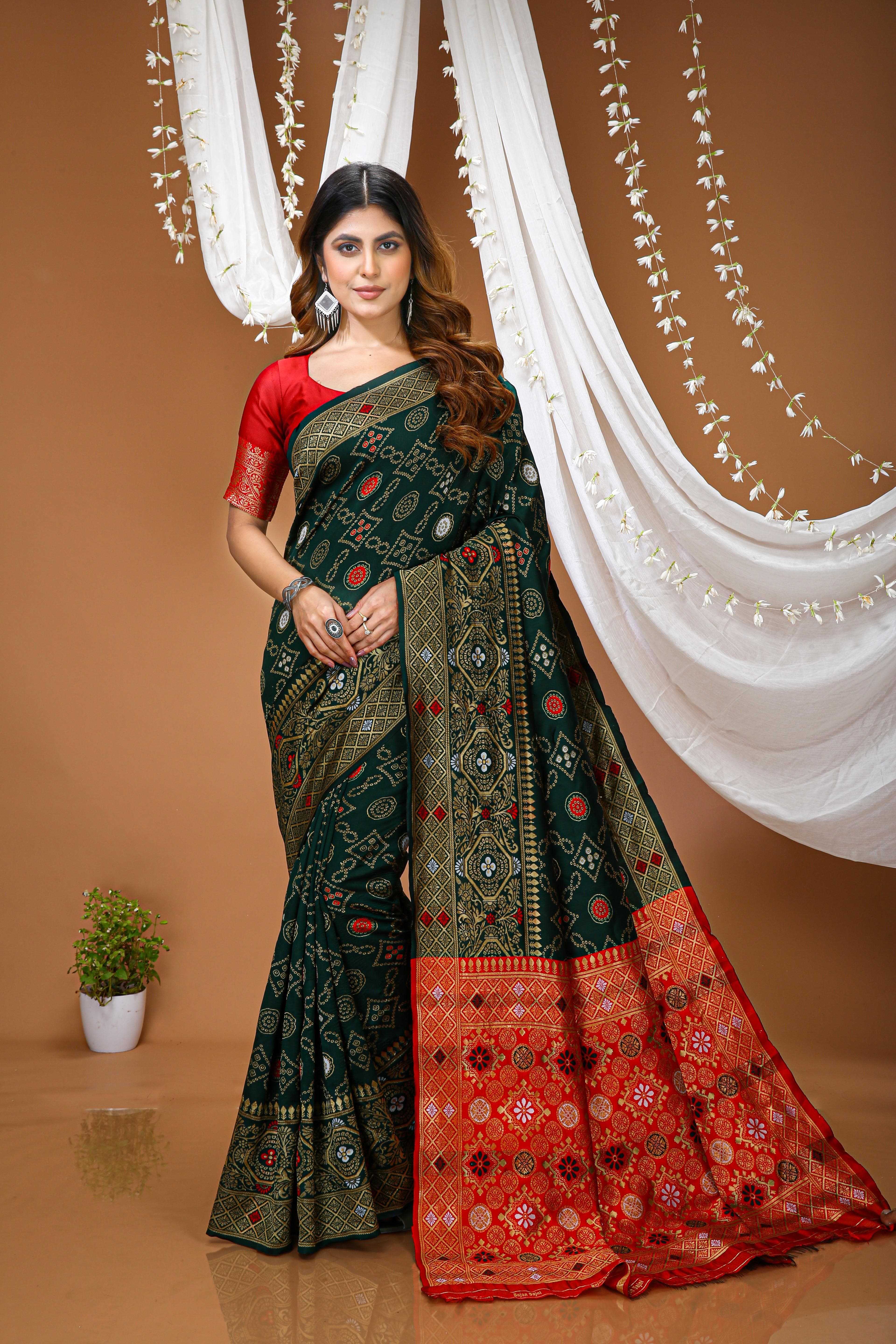 lichi-silk-saree-with-jacquard-border-dno-41