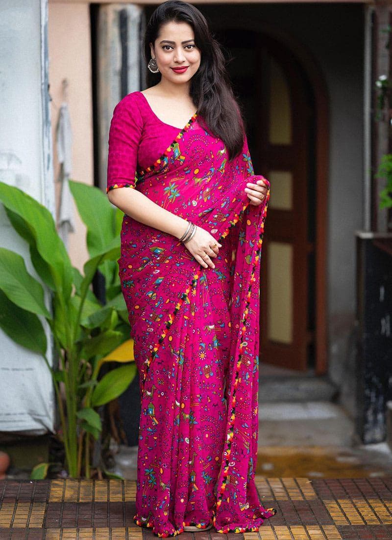 warli-printed-georgette-saree-with-blouse1
