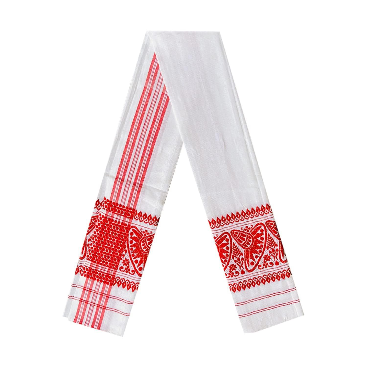 lafabriqueind-pure-cotton-assamese-gamcha-in-white-color,-breathable-gamcha-for-men,-women-|-heavy-design-60-gsm-bath-towel-|-pack-of-1,-size-23x58-inches,-red-&-white1