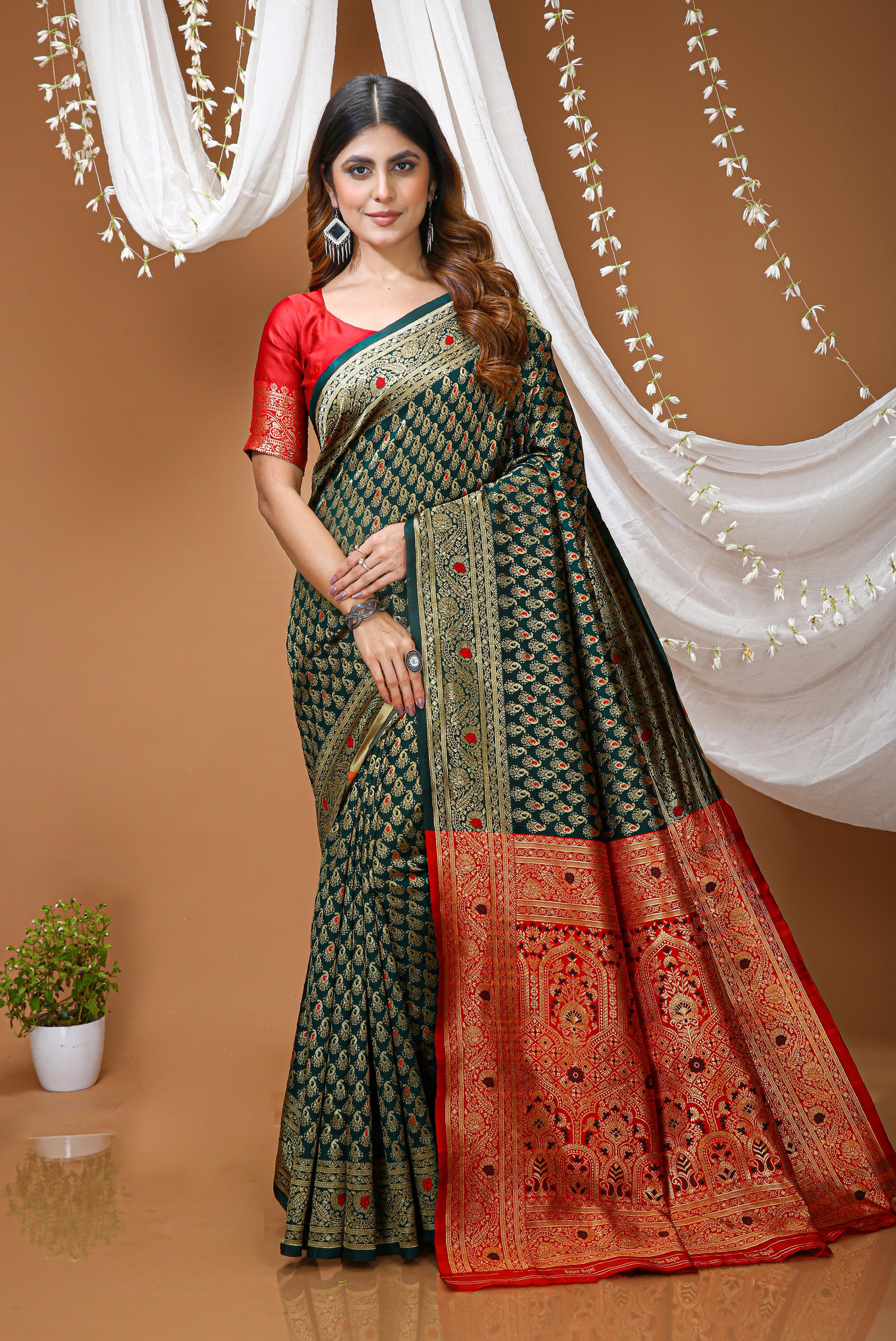 lichi-silk-saree-with-jacquard-border1