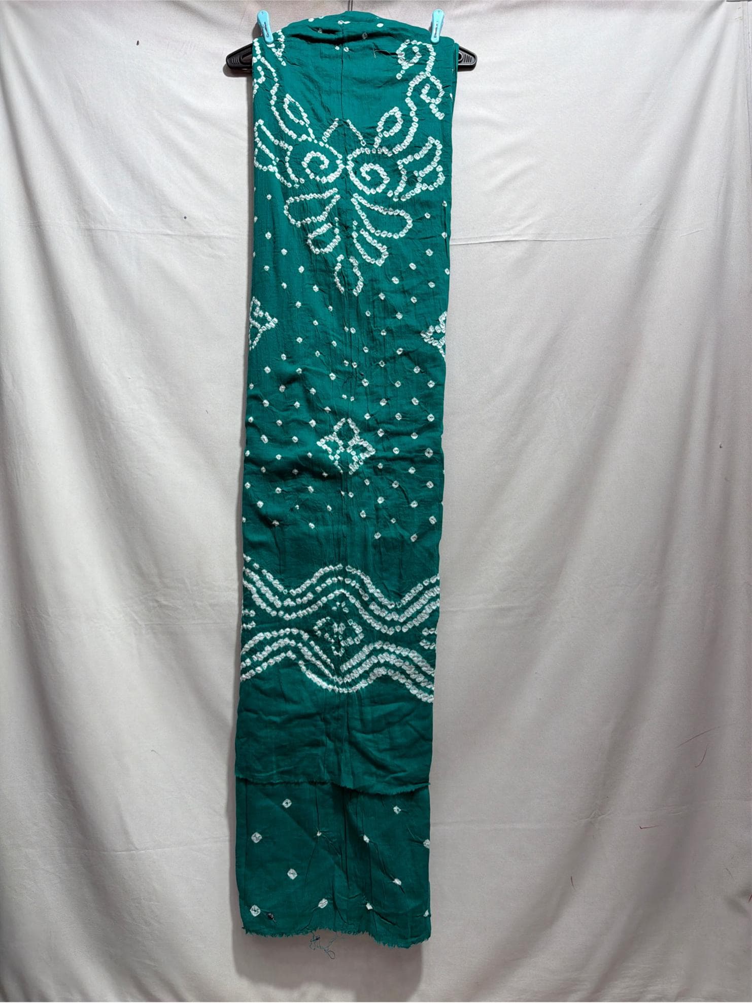 kala-sanskruti-all-over-rama-color-heavy-cotton-satin-bandhani-dress-2.5-m-(each-piece)-elegant-traditional-wear-dress-material-for-women1
