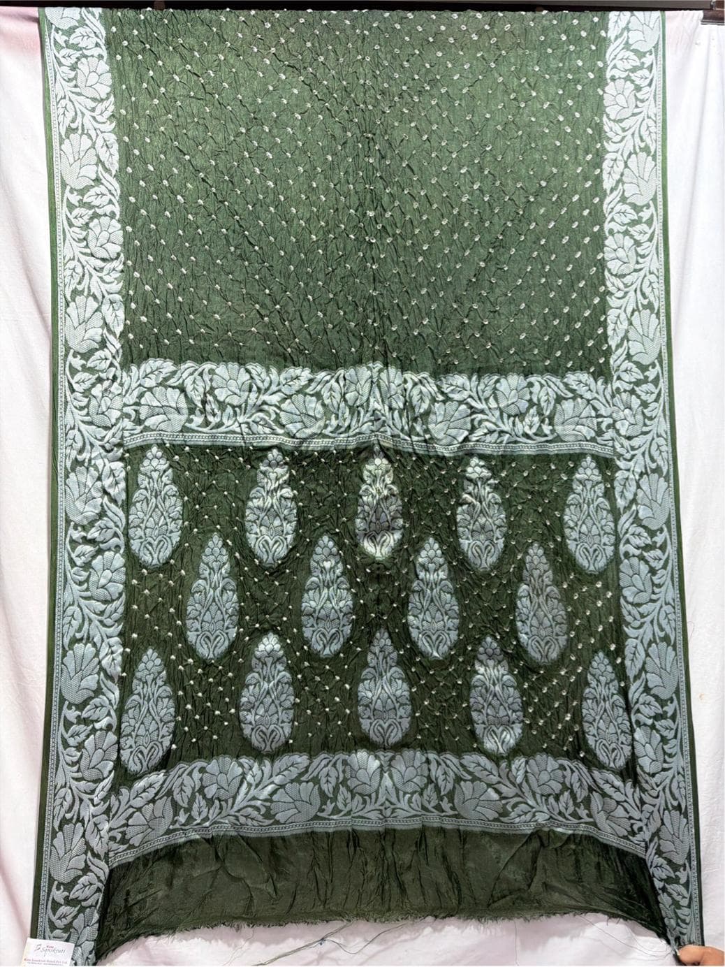 kala-sanskruti-all-over-kakach-color-art-silk-bandhani-saree-6.5m-with-blouse-piece-elegant-traditional-wear-bridal-unique-saree-for-women1