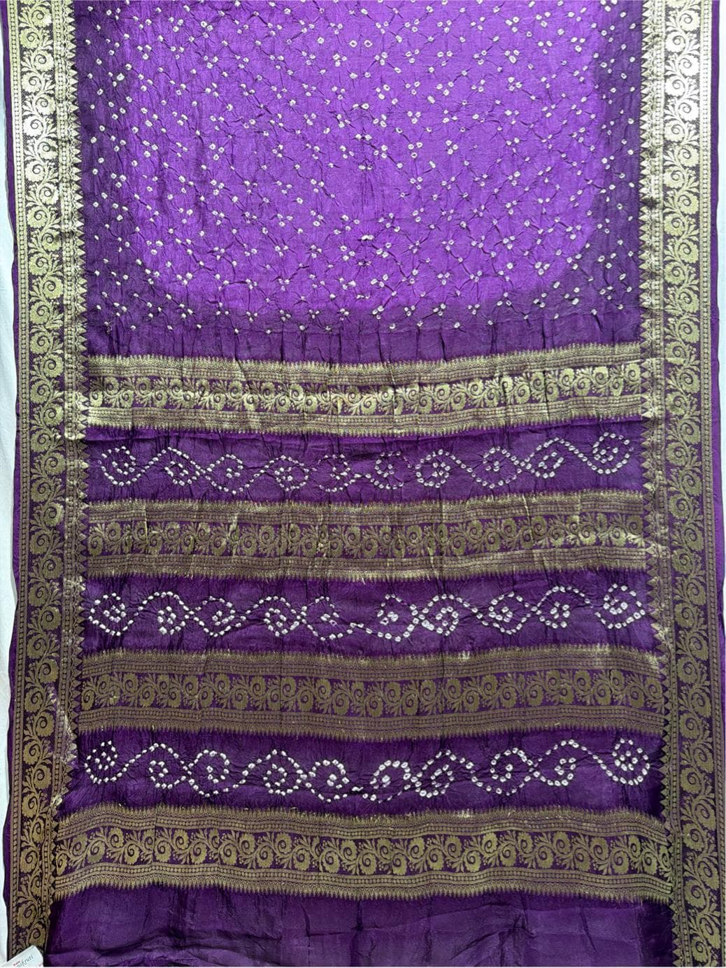kala-sanskruti-all-over-magenta-light-dark-color-art-silk-bandhani-saree-6.5m-with-blouse-piece-elegant-traditional-wear-bridal-unique-saree-for-women1