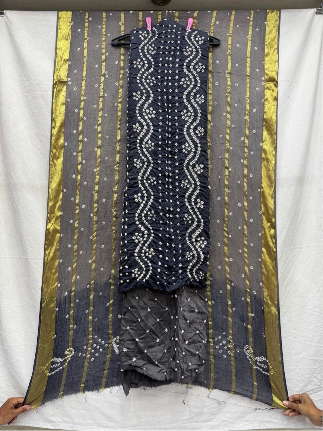 kala-sanskruti-all-over-grey-color-heavy-cotton-satin-bandhani-dress-2.5-m-(each-piece)-elegant-traditional-wear-dress-material-for-women1
