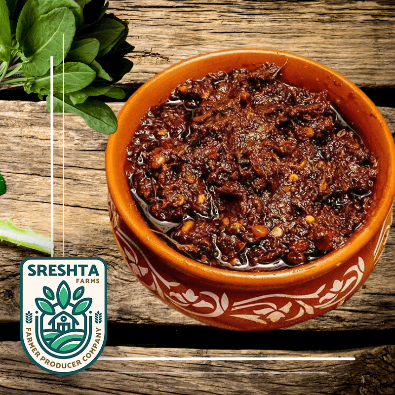 sreshta-farms-andhra-sorrel-leaf-pickle-spicy-gongura-flavor1