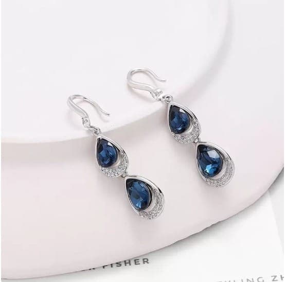 -925-sterling-silver-double-teardrop-earrings-with-blue-cubic-zirconia1