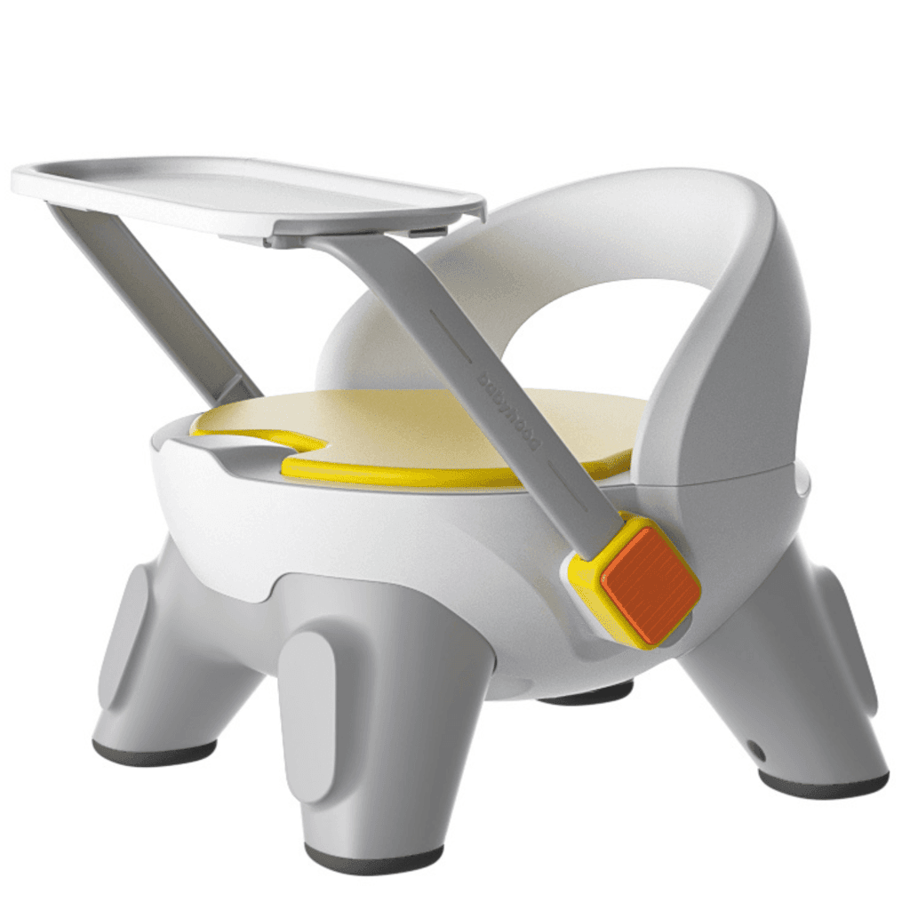 spy-kids-adjustable-baby-booster-seat---travel-friendly-high-chair-for-infants-&-toddlers-(6-months-3-years)-|-removable-tray-|-white-and-grey1