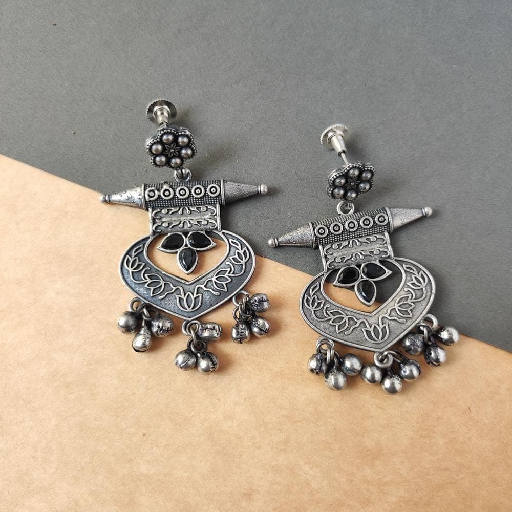 beautiful-handcrafted-silver-replica-oxidised-chandbali-earrings-for-women-ethnic-wear-diwali-festival-wear1