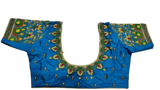 blue-hand-embroidered-blouse-with-floral-butta-work1