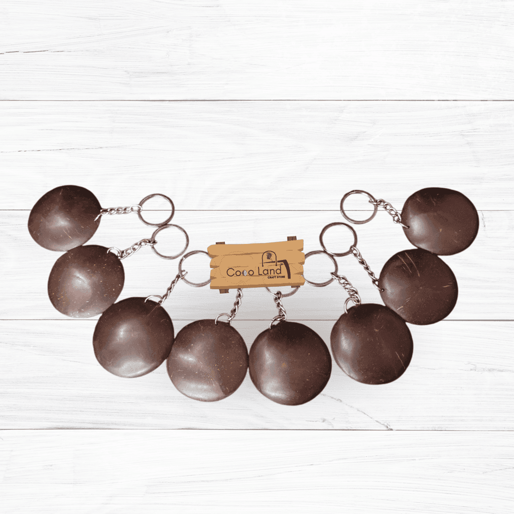 cocoland-coconut-shell-raw-keychain-50-mm-diameter-glossy-polished-/-custom-keychain-/-custom-art-work-round-keychain-/engraving/printing1