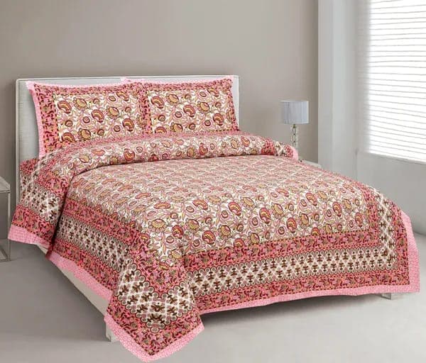3001-hometrade-india-standard-king-size-(90*108-inches)-pure-cotton-jaipuri-double-bedsheet-with-matching-pillow-cover1