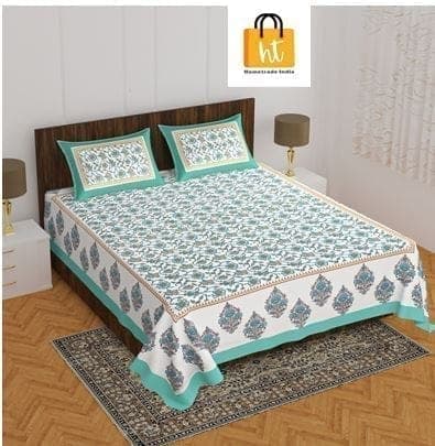 3001-hometrade-india-standard-king-size-(90*108-inches)-double-bedsheet-with-2-pillow-cover-rj-14-jaipur-lining-31731
