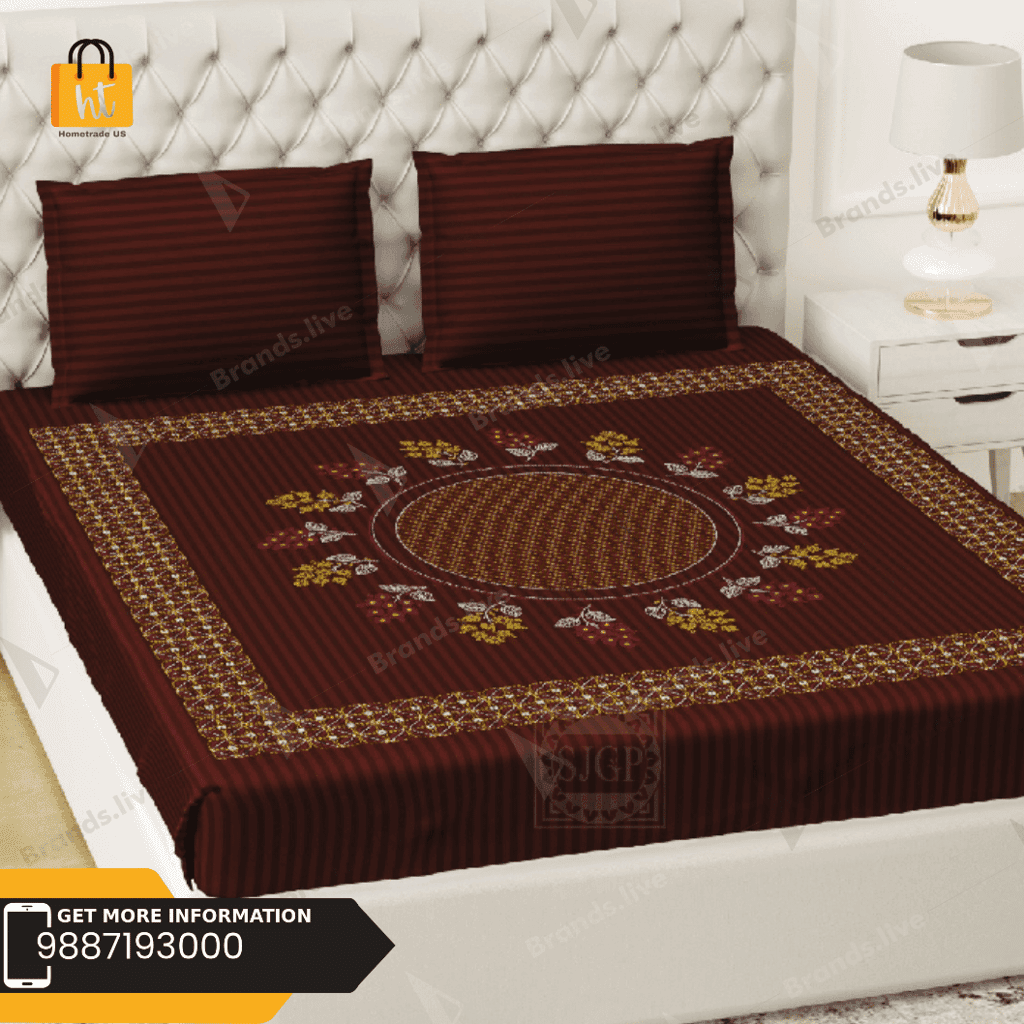 3001-hometrade-india-standard-king-size-(90*108-inches)-pure-cotton-jaipuri-double-bedsheet-with-matching-pillow-cover1