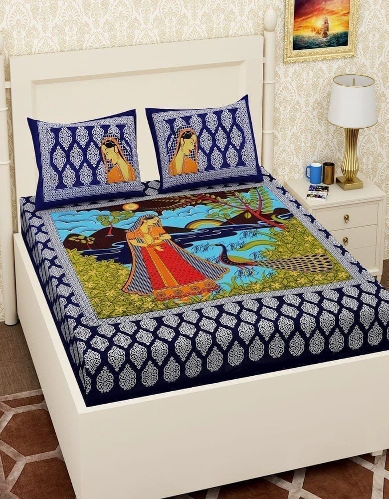 3001-hometrade-india-standard-king-size-(90*108-inches)-double-bedsheet-with-2-pillow-cover-rj-14-jaipur-lining-33481