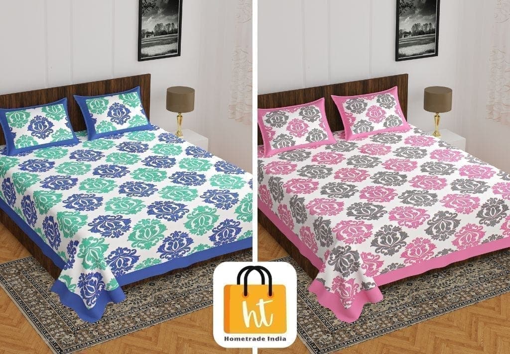 3001-hometrade-india-standard-king-size-(90*108-inches)-double-bedsheet-with-2-pillow-cover-rj-14-jaipur-lining-34021
