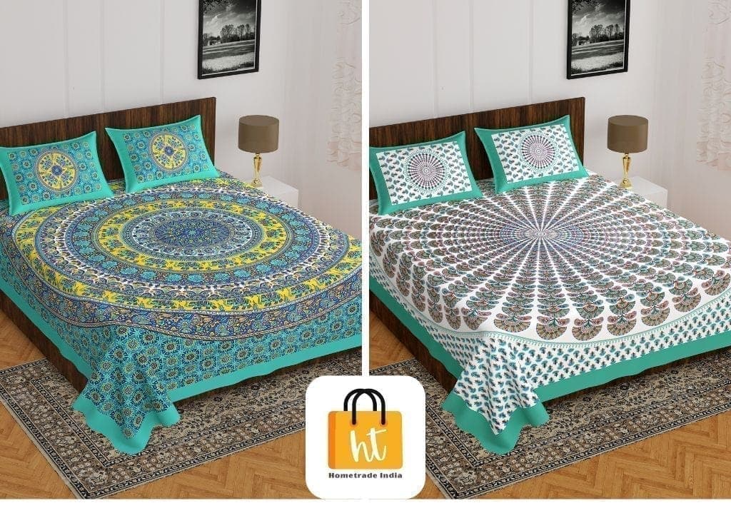 3001-hometrade-india-standard-king-size-(90*108-inches)-double-bedsheet-with-2-pillow-cover-rj-14-jaipur-lining-34071