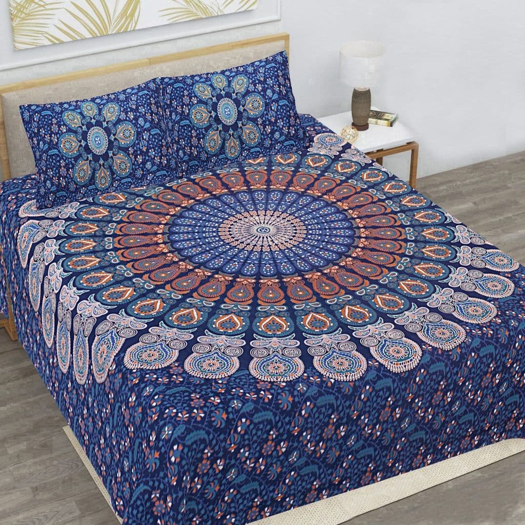 3001-hometrade-india-standard-king-size-(90*108-inches)-pure-cotton-jaipuri-double-bedsheet-with-matching-pillow-cover1