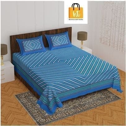 3001-hometrade-india-standard-king-size-(90*108-inches)-pure-cotton-jaipuri-double-bedsheet-with-matching-pillow-cover1