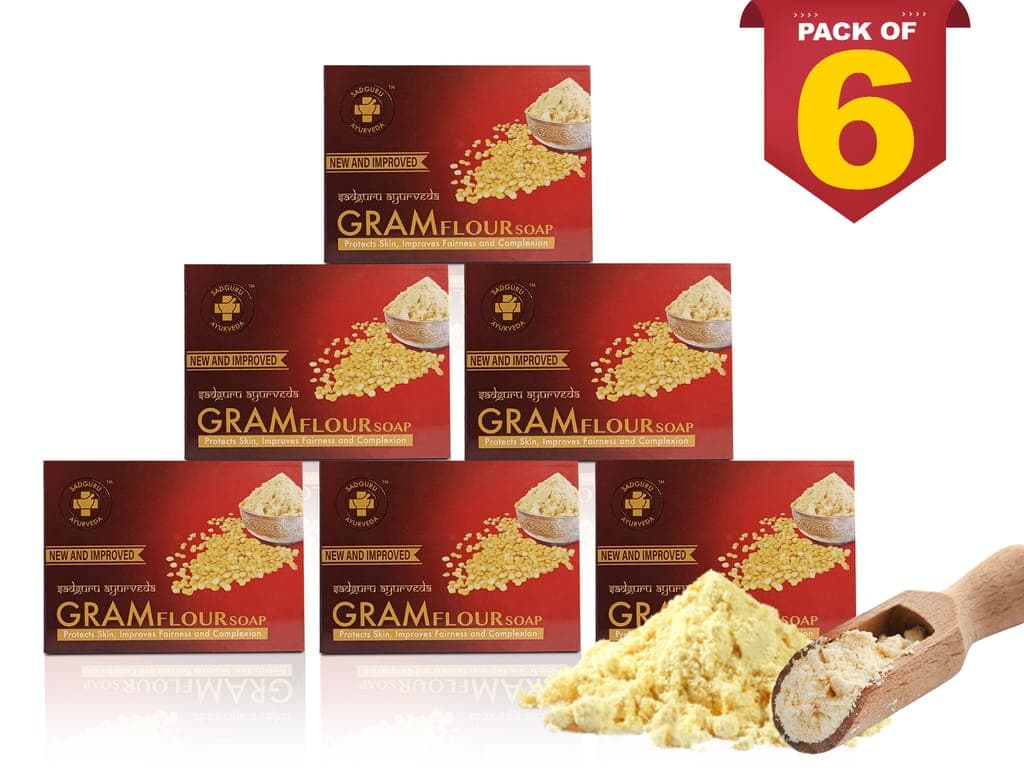sadguru-ayurveda-gram-flour-soap--pack-of-6---protects-skin,-improves-fairness-and-complexion**1