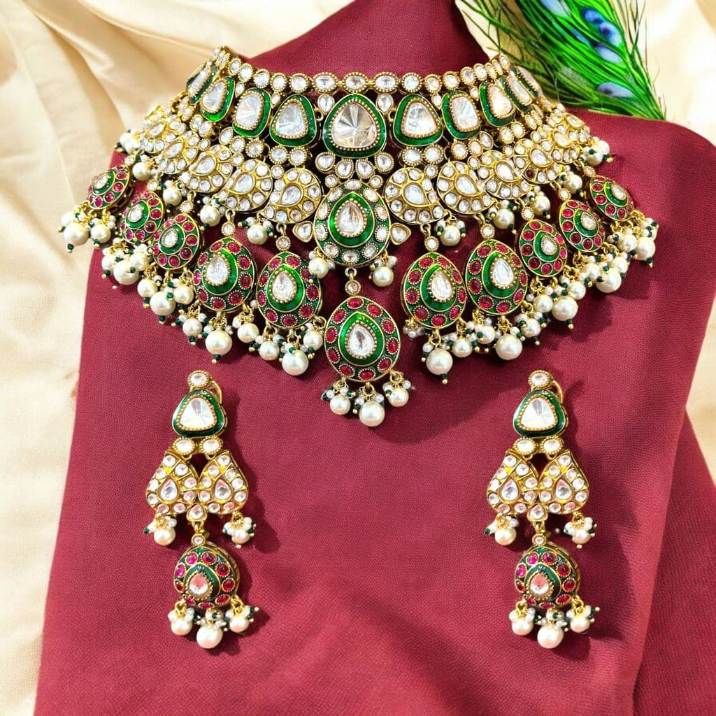 kundan-meenakari-choker-necklace-set-by-dia-art-jewels1