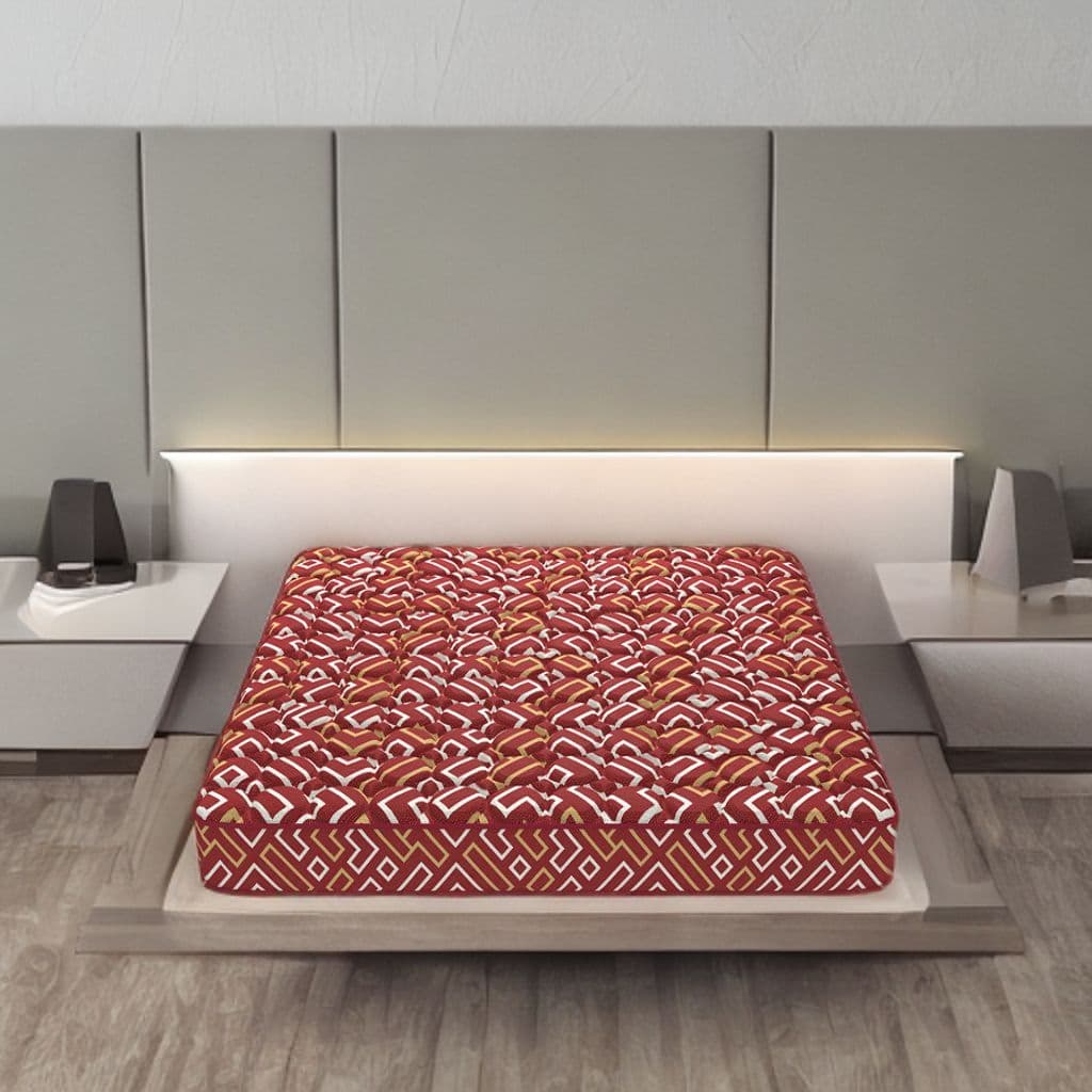 coirfit-prism-essential-with-nivf-technology-4-inch-king-size-high-density-(hd)-foam-mattress-(72x70-inches),-soft-relax-mattress-|-pu-foam-with-quilted-fabric-|-double-sided-usable-|2-year-warranty1