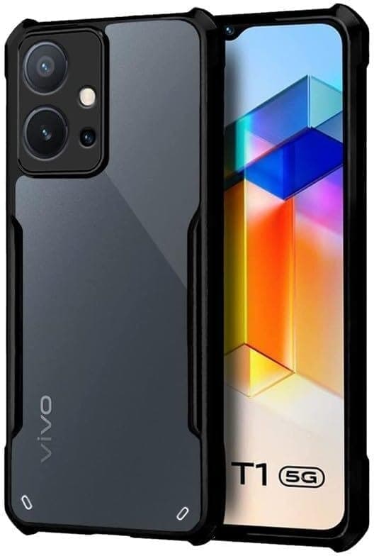 plugtech-slim-shockproof-case-|-matte-black-soft-|-drop-protection-|-precise-cutouts-|-premium-mobile-cover-for-vivo-y75,-vivo-t1-5g,-vivo-y55-5g,-vivo-iqoo-z61