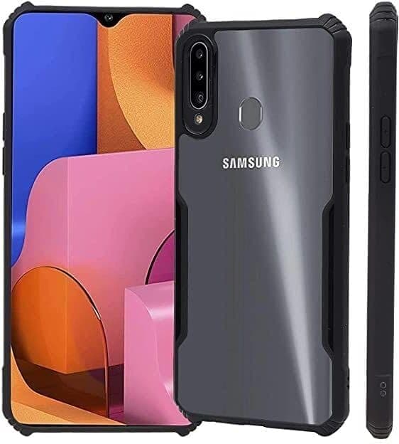 plugtech-slim-shockproof-case-|-matte-black-soft-|-drop-protection-|-precise-cutouts-|-premium-mobile-cover-for-samsung-a20s1