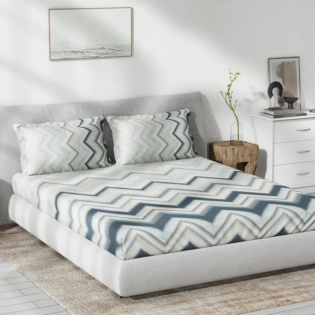 ddecor---primary-collection-100%-cotton-geometric-pattern-136tc-king-fitted-sheet|180-cm-x-198-cm|---blue1