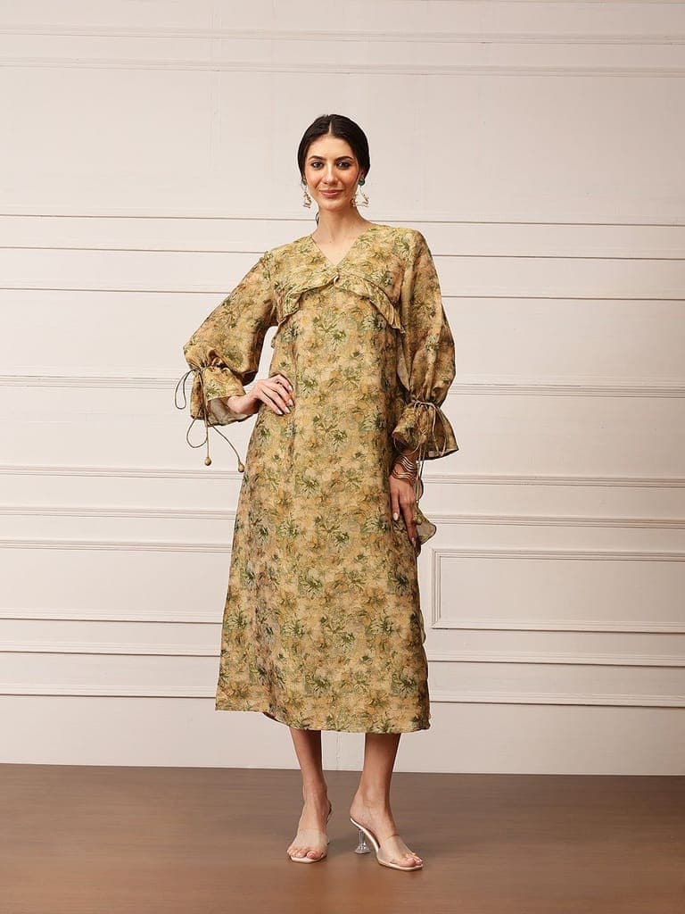 vintage-olive-ruffled-dress1