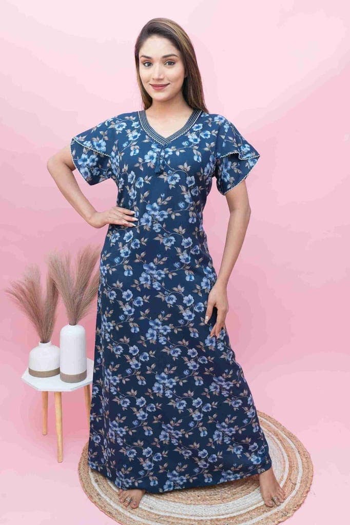 classic-aarka-work-nighty-|-a-line-pattern-|-fancy-sleeves-|-soft-&-comfortable1