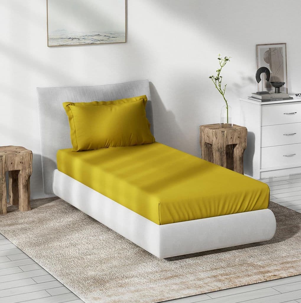 ddecor---spectrum-collection-100%-cotton-plain-&-texture-pattern-180tc-single-bedsheet|152-cm-x-224-cm|---gold1