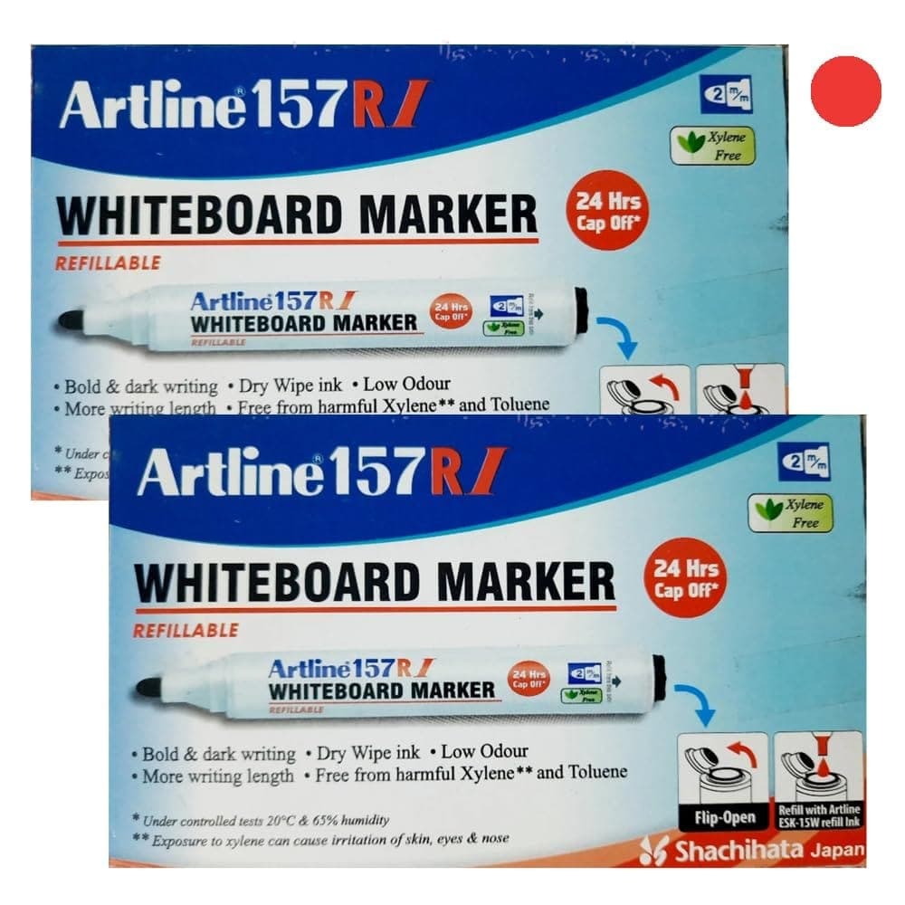 artline-157ri-whiteboard-marker-pack-of-10-x-2-packs-(red-colours)-|-quick-drying,-dry-wipe-ink,-low-odor1