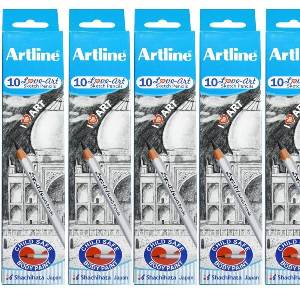 artline-sketch-pencil-set-of-10-(grade-hb-x-5)-|-for-drawing,-sketching,-hatching,-shading-|-ultra-dark-and-super-smooth1