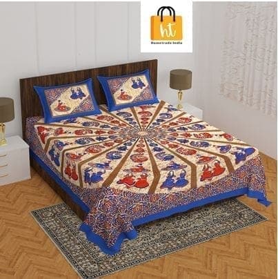 3001-hometrade-india-standard-king-size-(90*108-inches)-double-bedsheet-with-2-pillow-cover-rj-14-jaipur-lining-31421