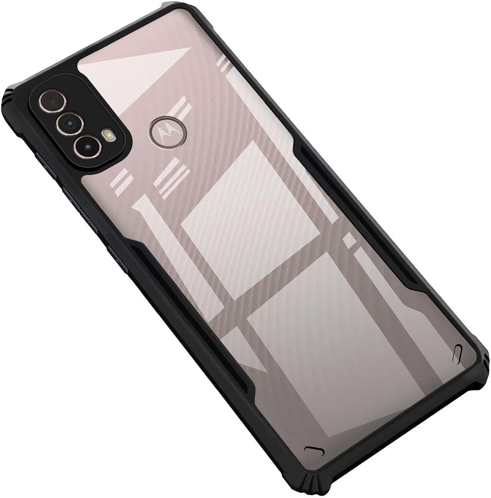 plugtech-slim-shockproof-case-|-matte-black-soft-|-drop-protection-|-precise-cutouts-|-premium-mobile-cover-for-moto-e401