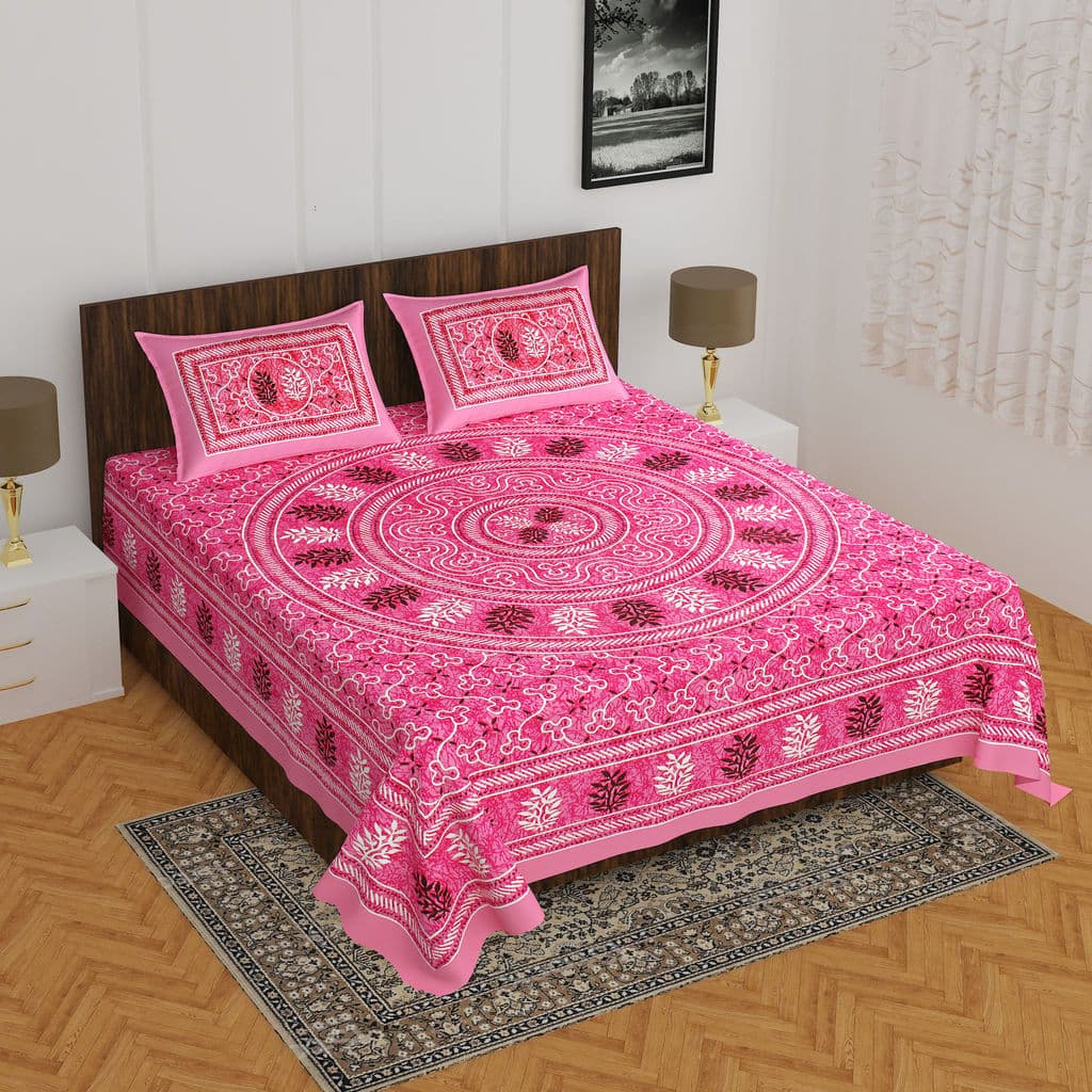 3001-hometrade-india-standard-king-size-(90*108-inches)-double-bedsheet-with-2-pillow-cover-rj-14-jaipur-lining-32251