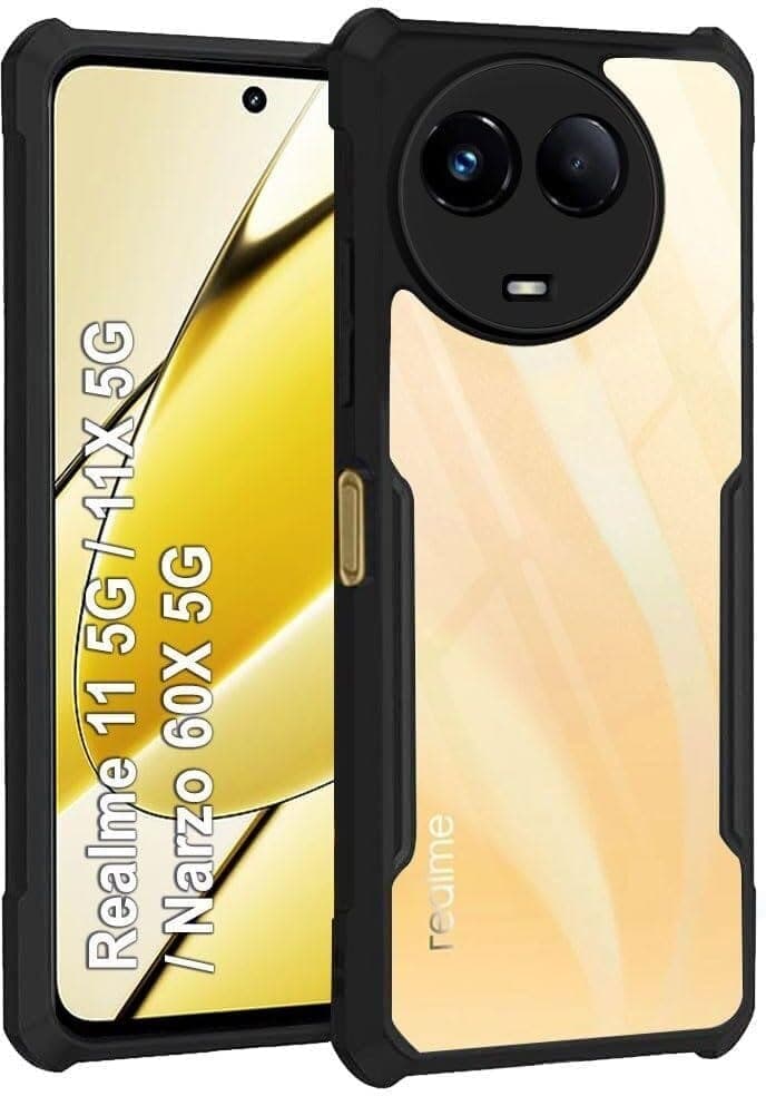 plugtech-slim-shockproof-case-|-matte-black-soft-|-drop-protection-|-precise-cutouts-|-premium-mobile-cover-for-realme-11x-5g,-realme-11-5g,-realme-narzo-60x-5g,-realme-c67-5g1