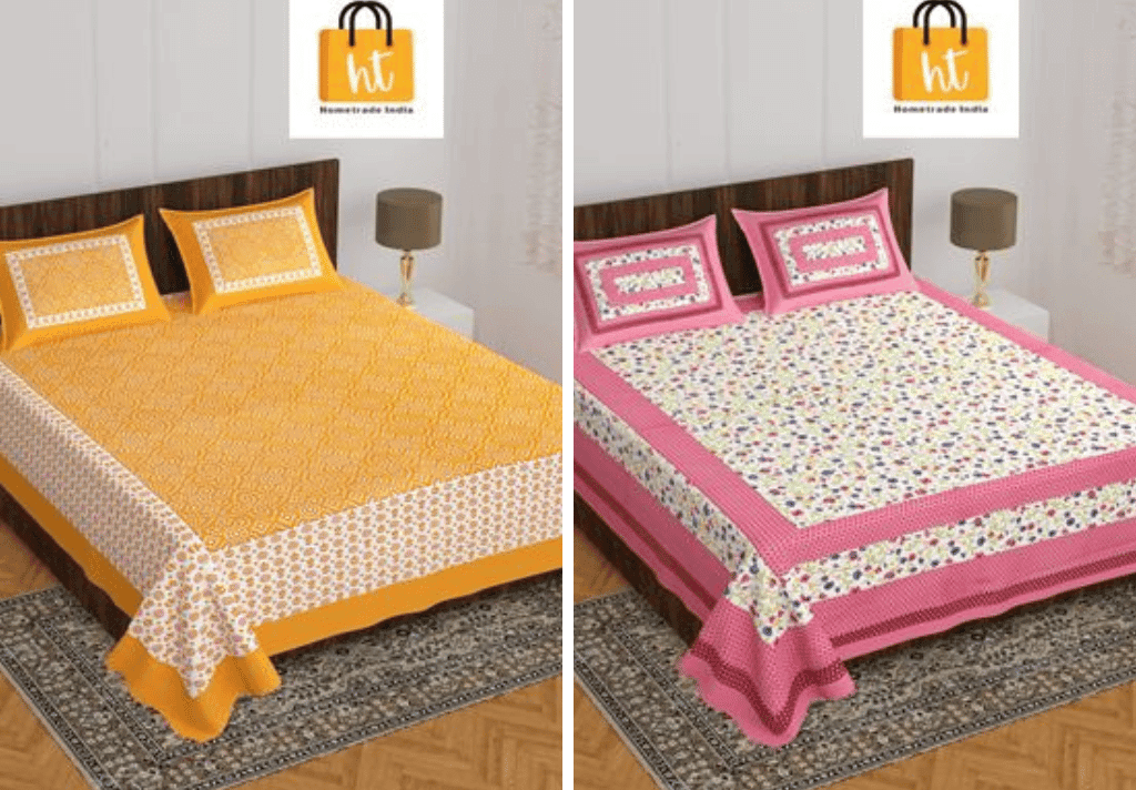 3001-hometrade-india-standard-king-size-(90*108-inches)-double-bedsheet-with-2-pillow-cover-rj-14-jaipur-lining-38381