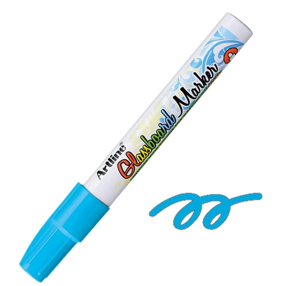 artline-glassboard-marker-pack-of-12-(light-blue-colour)-|-for-writing-on-glassboards-in-offices,-schools,-and-other-settings1