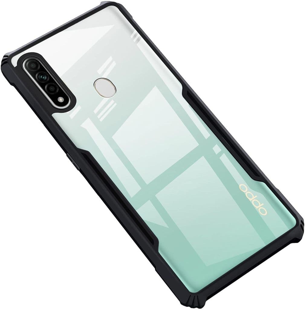 plugtech-slim-shockproof-case-|-matte-black-soft-|-drop-protection-|-precise-cutouts-|-premium-mobile-cover-for-oppo-a311