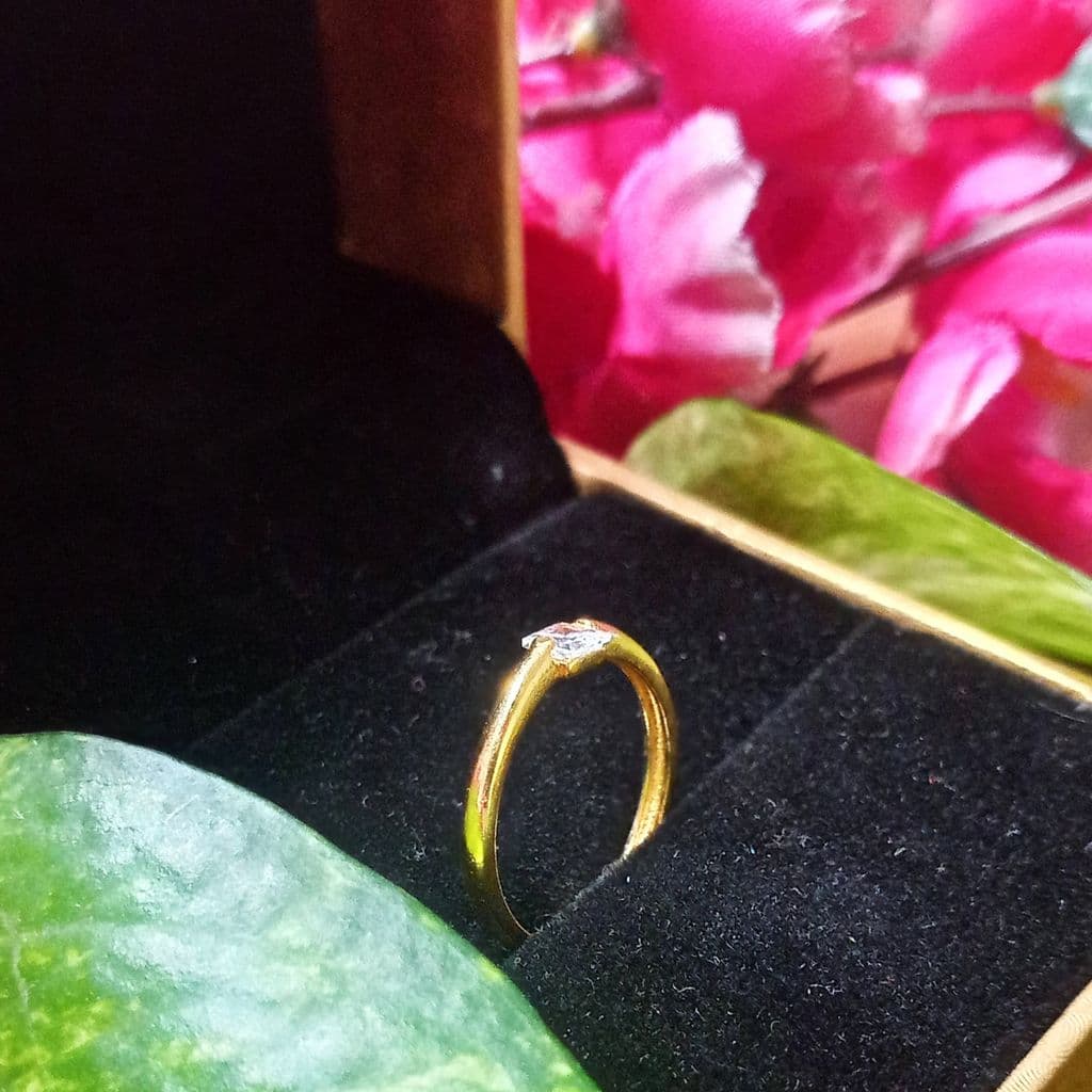 gold-plated-solitaire-ring-for-women-with-square-zircon-–-adjustable-&-chic1