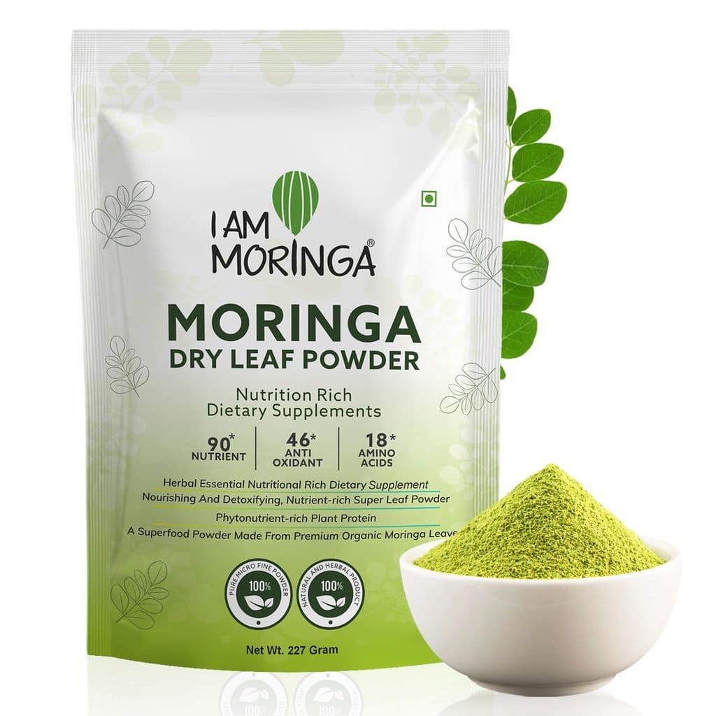 i-am-moringa-|-moringa-dry-leaf-powder,-90+-nutrients,-46+-anti-oxidants,-18-amino-acids-227gm1