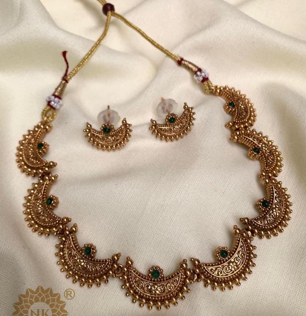 gold-toned-crescent-necklace-&-earring-set-with-green-accents1