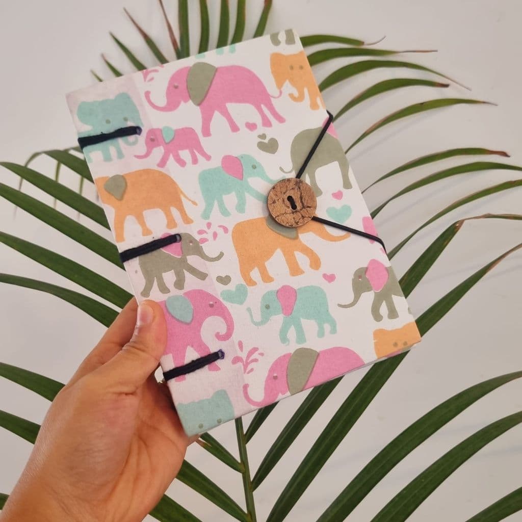 handmade-colorful-elephant-print-eco-friendly-diary-book1