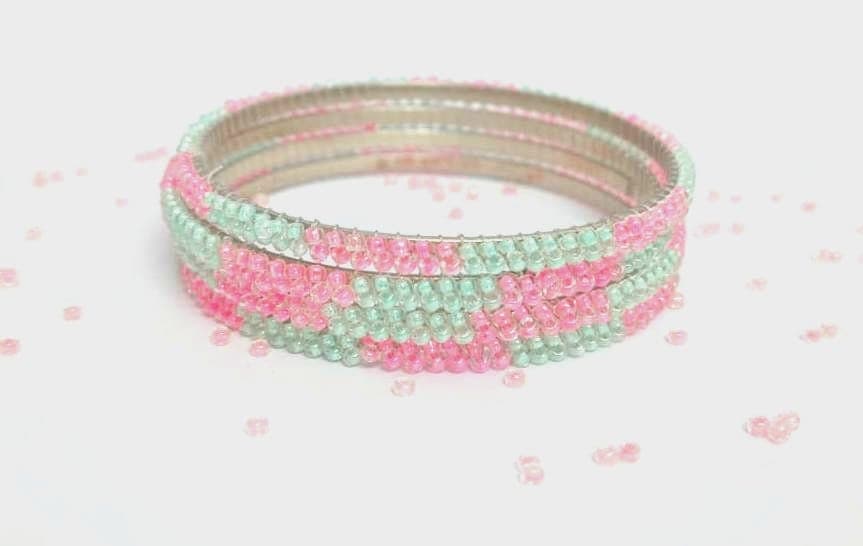 -fsh-pink-and-green-bead-bangles-set-of-4-1