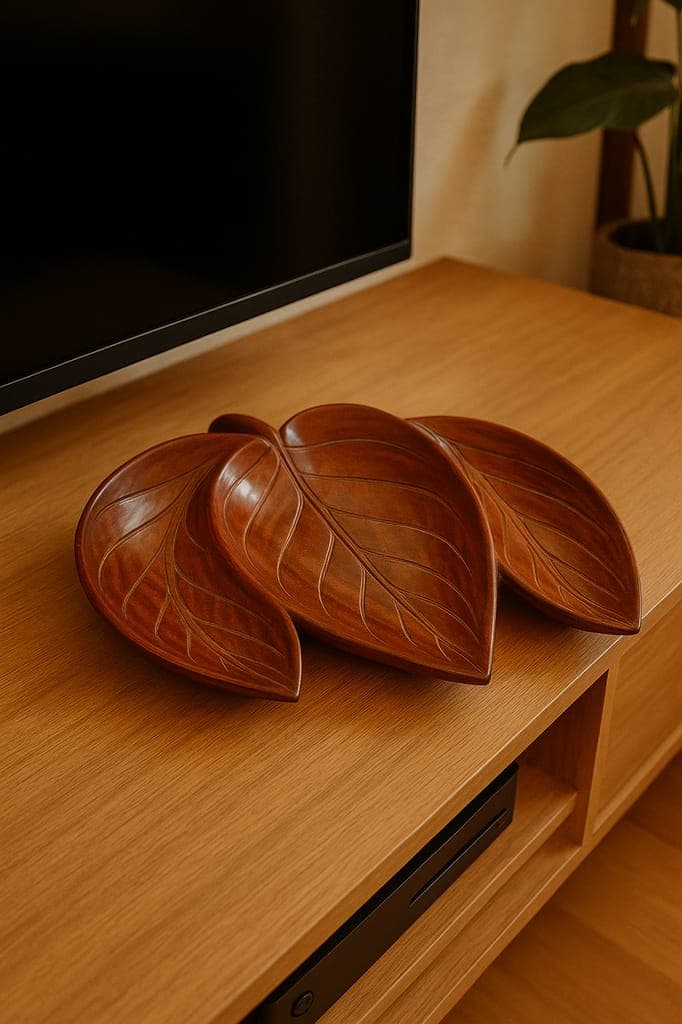 hand-carved-wooden-triple-leaf-platter-for-home-decor-&-serving1