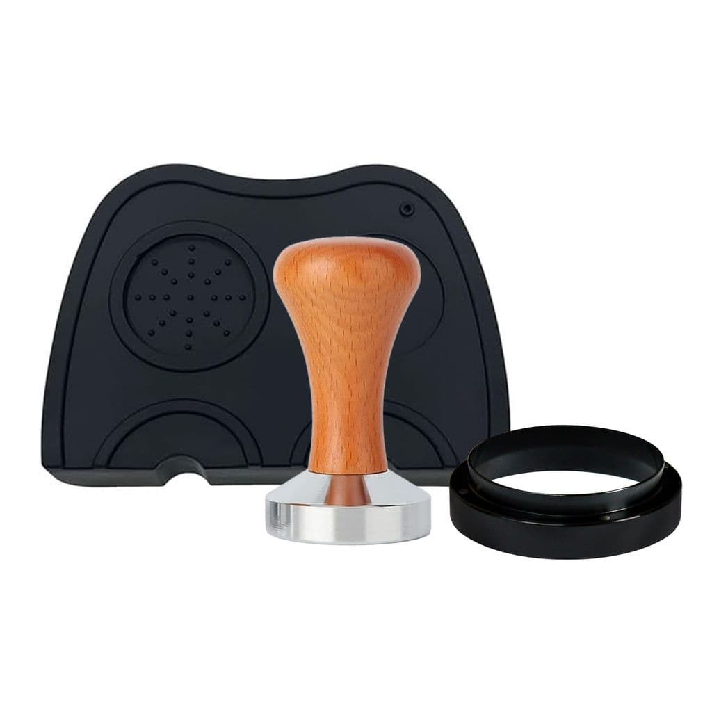 the-bean-co-raosters-home-barista-kit-–-includes-58mm-coffee-tamper-with-wooden-handle,-58mm-dosing-ring-&-silicone-tamper-mat-(21×15-cm)-–-espresso-accessories-for-home-&-professional-use-|-combo-pack1