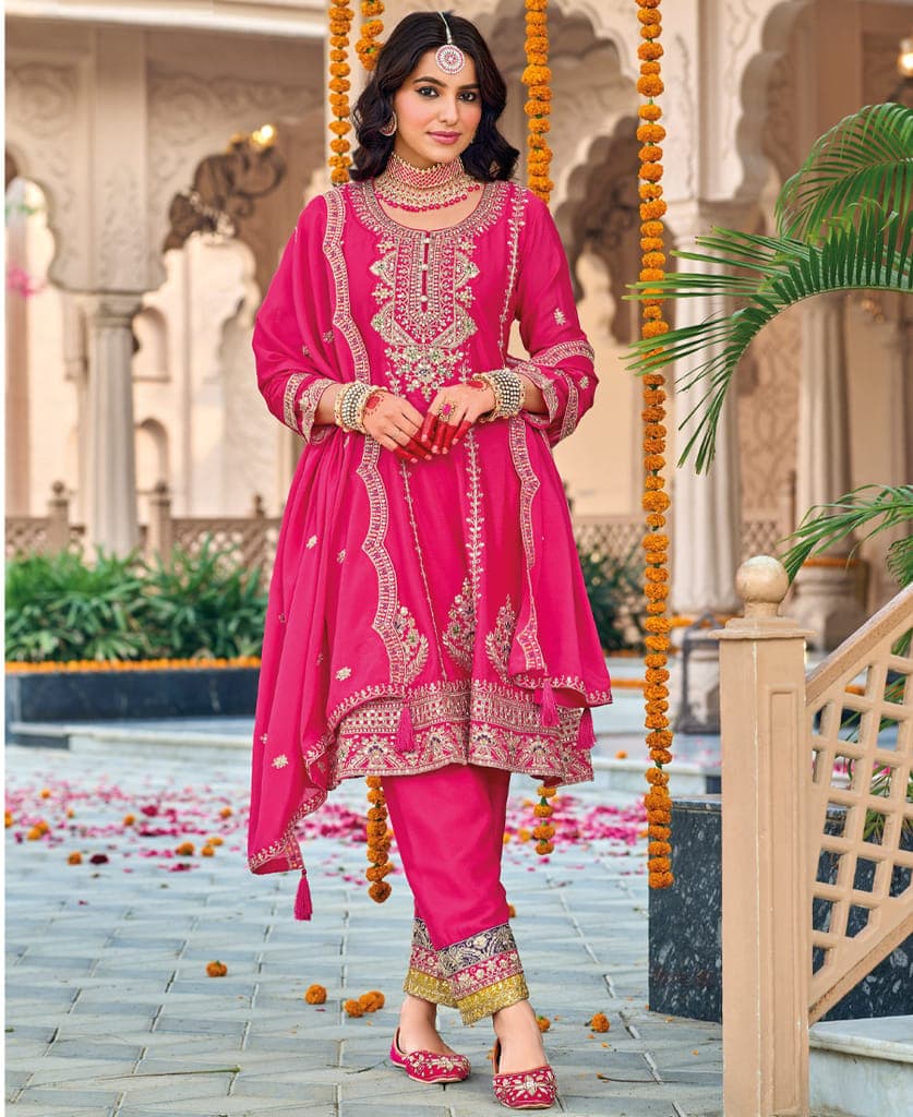 all-new-yellow-peplum-style-suit-for-women-–-wedding-wear1