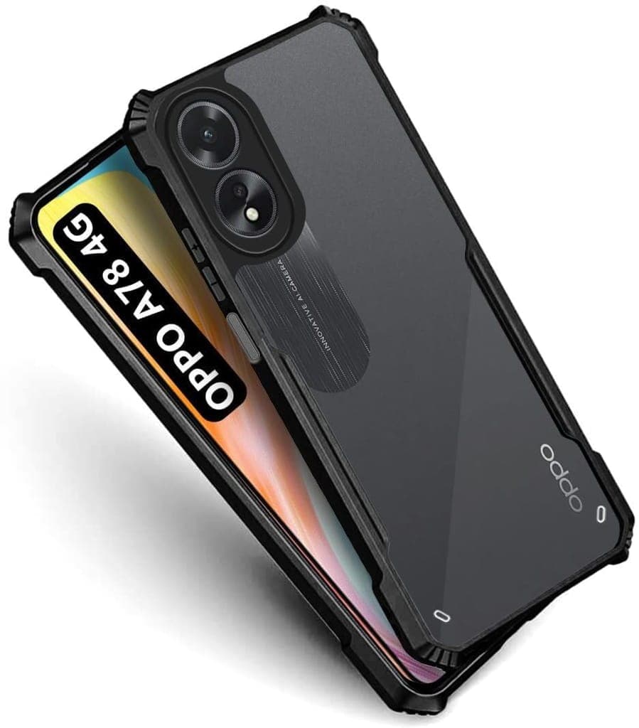 plugtech-slim-shockproof-case-|-matte-black-soft-|-drop-protection-|-precise-cutouts-|-premium-mobile-cover-for-oppo-a781